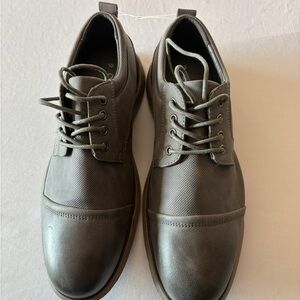 Men's Classic Gray Derby Shoes